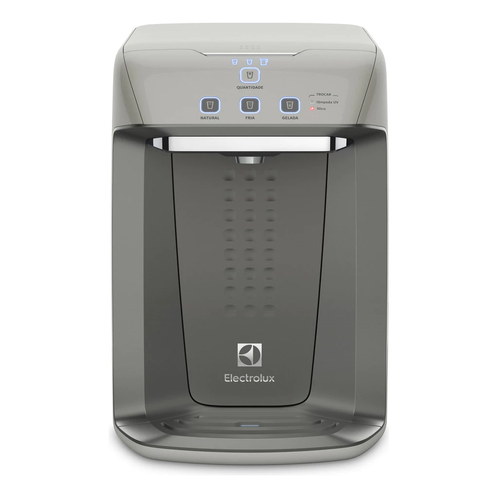 Purificador Gelada E Natural Prata Bivolt Uv Electrolux