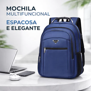 Mochila Resistente para Notebook - Estilo Unissex e Alça Reforçada para Toda Ocasião em Oferta na Shopee