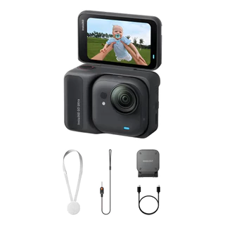 Câmera De Ação Em Miniatura Insta360 Go Ultra 50mp 4k60 2.7k, Cor Preta em Oferta na Shopee