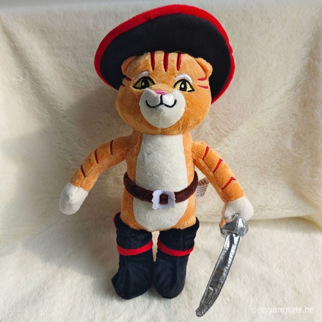 O Gato das Botas, Produtos de Filmes e Animes, Boneco de Pelúcia ...