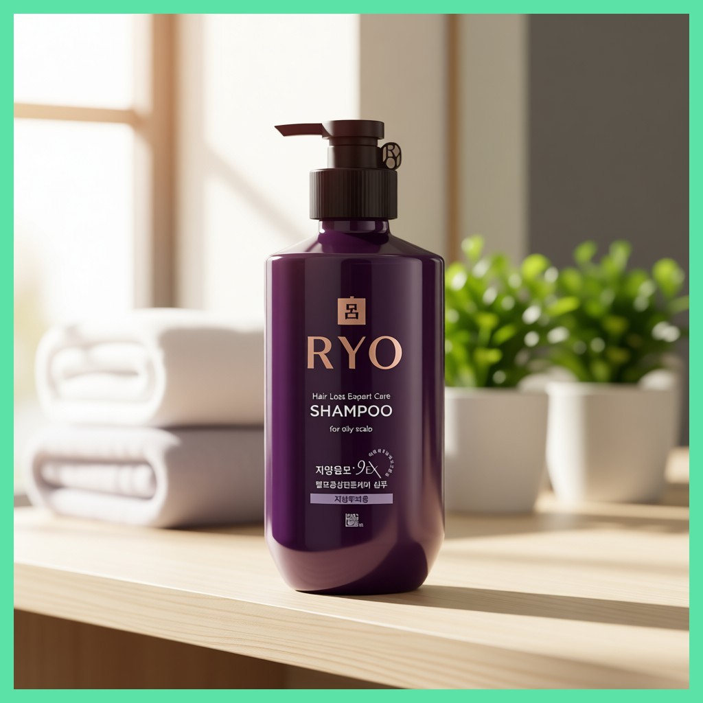 Ryoco ryo] Shampoo Nutritivo 9EX , 400ml , 1 Unidade/Coreano/Complexo De