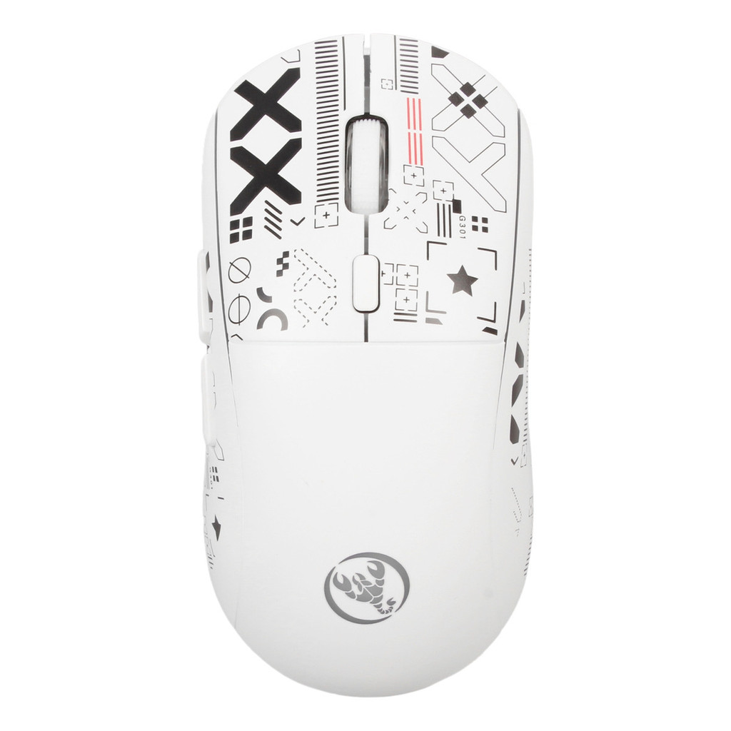 mouse hxsj T90 2.4G mecânico RGB sem fio design ergonômico para jogos ...
