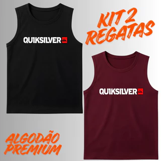 Kit 2 Regatas Masculina Algodão SILVER Varias Estampas Leve e Confortavel
