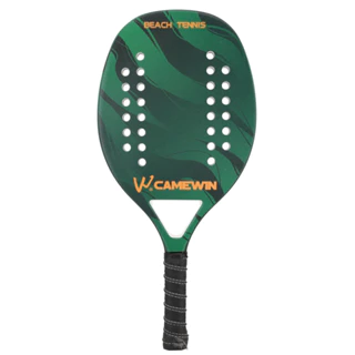 Raquete Beach Tennis Carbono 3k 50x23 Cm 28 Furos Camewin em Oferta na Shopee
