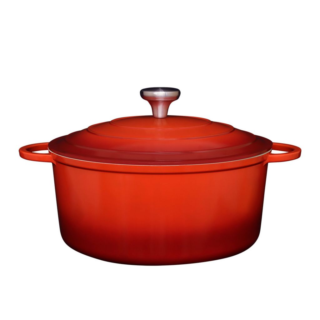 Caçarola Hauskraft Premium Le Chef 29cm 7,2L Alumínio Vermelha