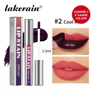 Mancha Labial Removível Lakerain Velvet , Acabamento Fosco Leve | Desgaste O Dia Todo Brilho Resistente A Transferências em Oferta na Shopee