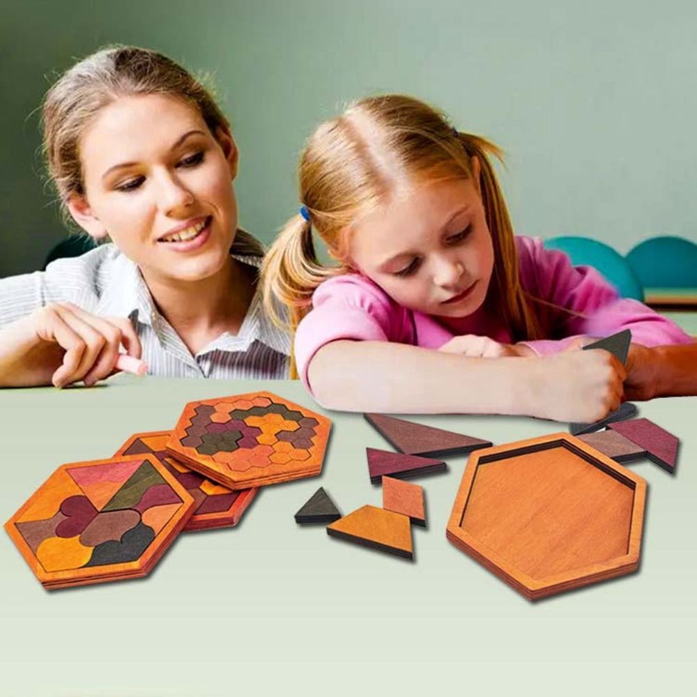 SEPTEMBERB Tangram Puzzle , Padrão Cognitivo Pensamento Lógico