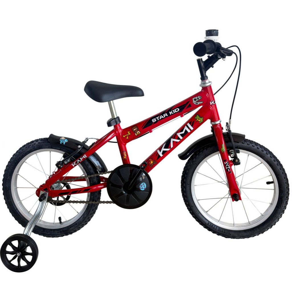 Bicicleta Infantil Masculina Aro 16 Kami Star Kid Dino | Shopee Brasil
