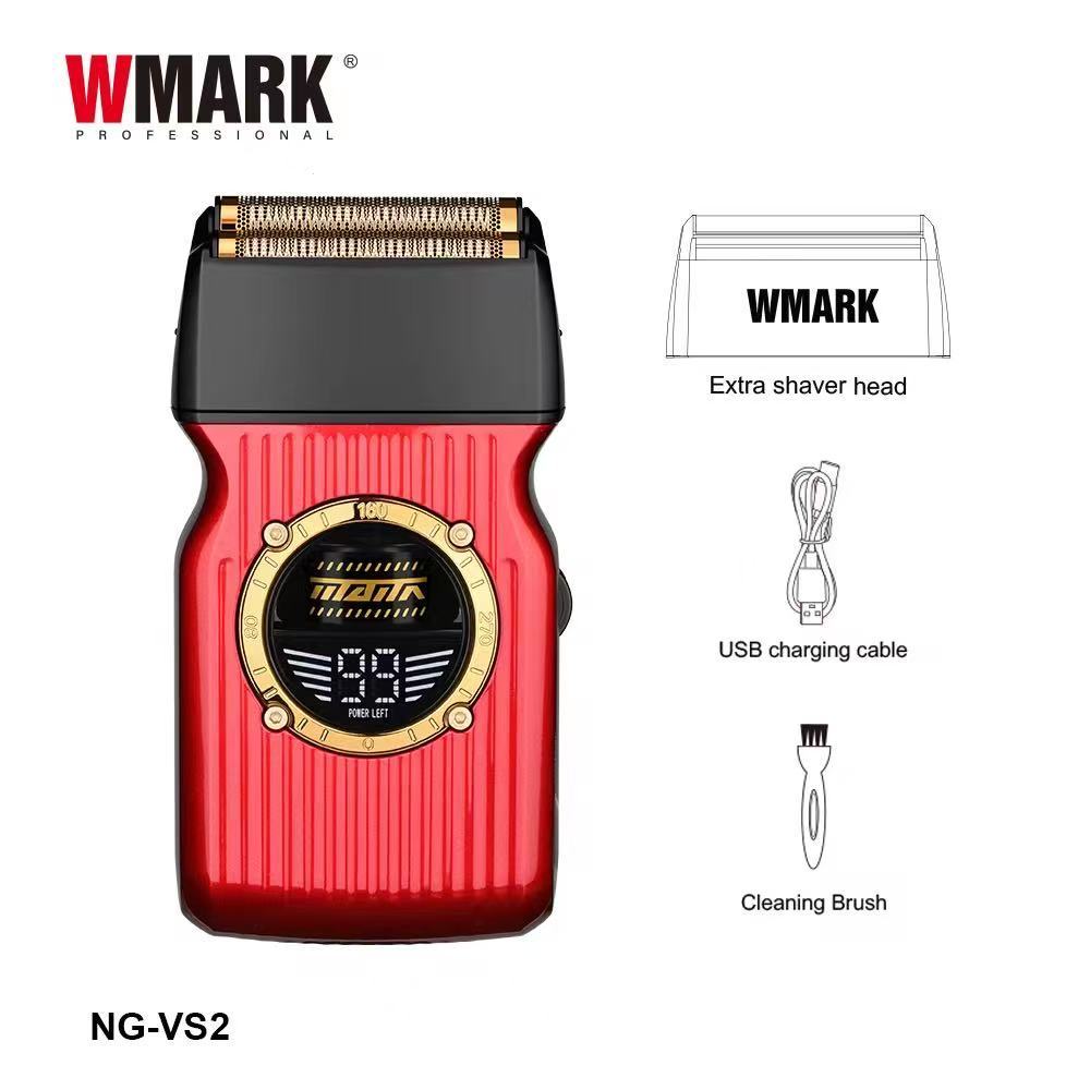 WMARK VS2 電動シェーバー 9000RPM WMARK NG-VS2 Barbeador Elétrico Rotativo Externo , motor Sem