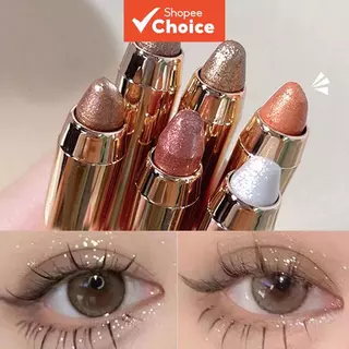 6 Peças 2 Em 1 Glitter Sombra E Caneta Iluminadora-Design De Bicho-Da-Seda Preguiçoso De Ponta Dupla Para Maquiagem Rápi em Oferta na Shopee