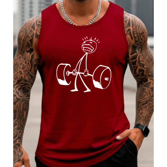 Camiseta Masculina Regata Gola Redonda 100% Algodão 30.1 Penteado - Camisa Básica Premium