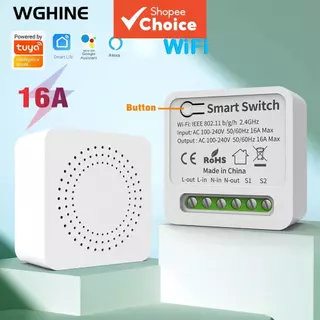Para tuya 16a wifi smart switch-Controle De Voz Funciona Com alexa google home em Oferta na Shopee