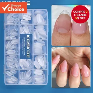 300 Pçs/Caixa Pontas De Unhas Curtas Completas Cobertura Completa Imprensa Em Falsas Para Plana Pequena Cama Extensão Di em Oferta na Shopee