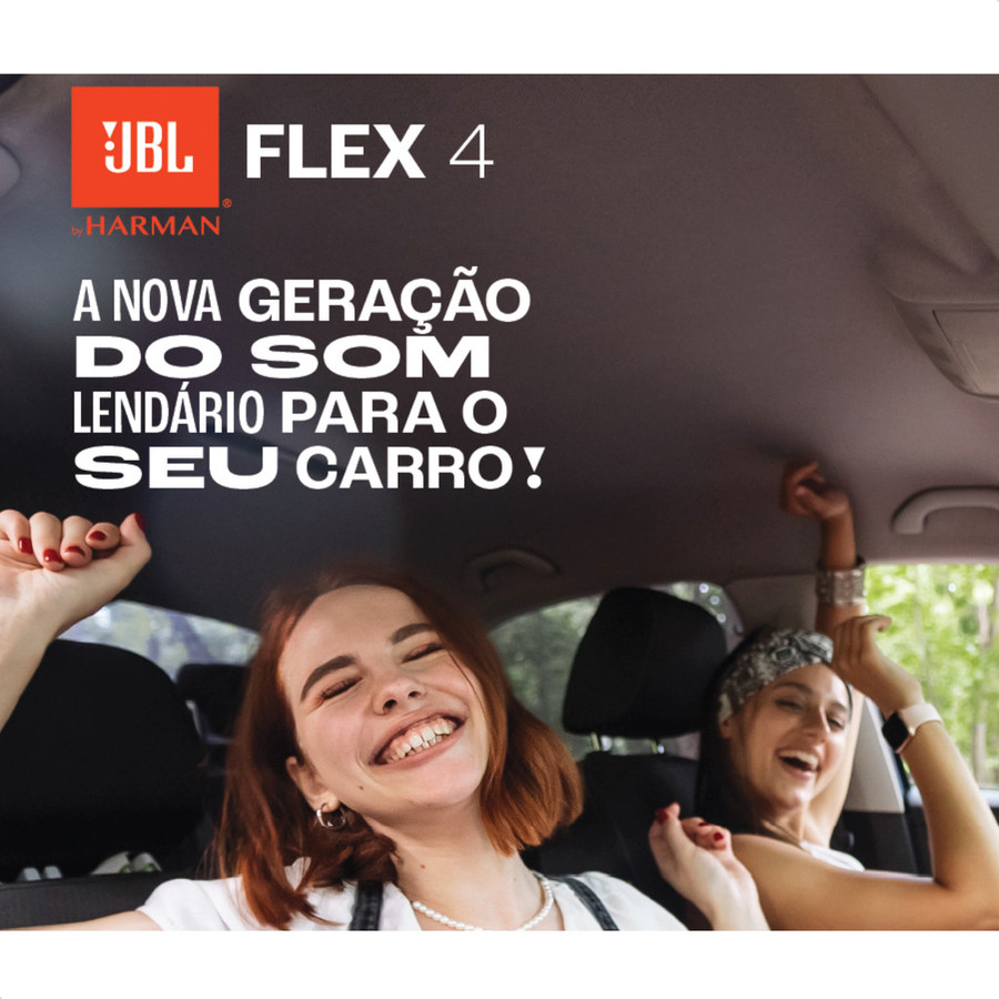 Par Alto Falante JBL 6 Polegadas Automotivo Triaxial Flex 110 Watts Para Portas Carro Som Automotivo