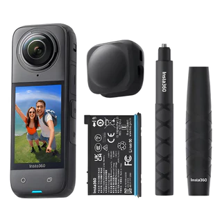Camera De Ação Insta360 X4 Travel Bundle E Cor Cinza-escuro em Oferta na Shopee
