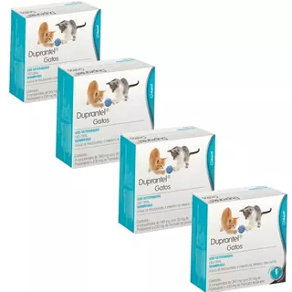 Kit 04 Duprantel Gatos C/4 Comprimidos Vermifugo em Oferta na Shopee