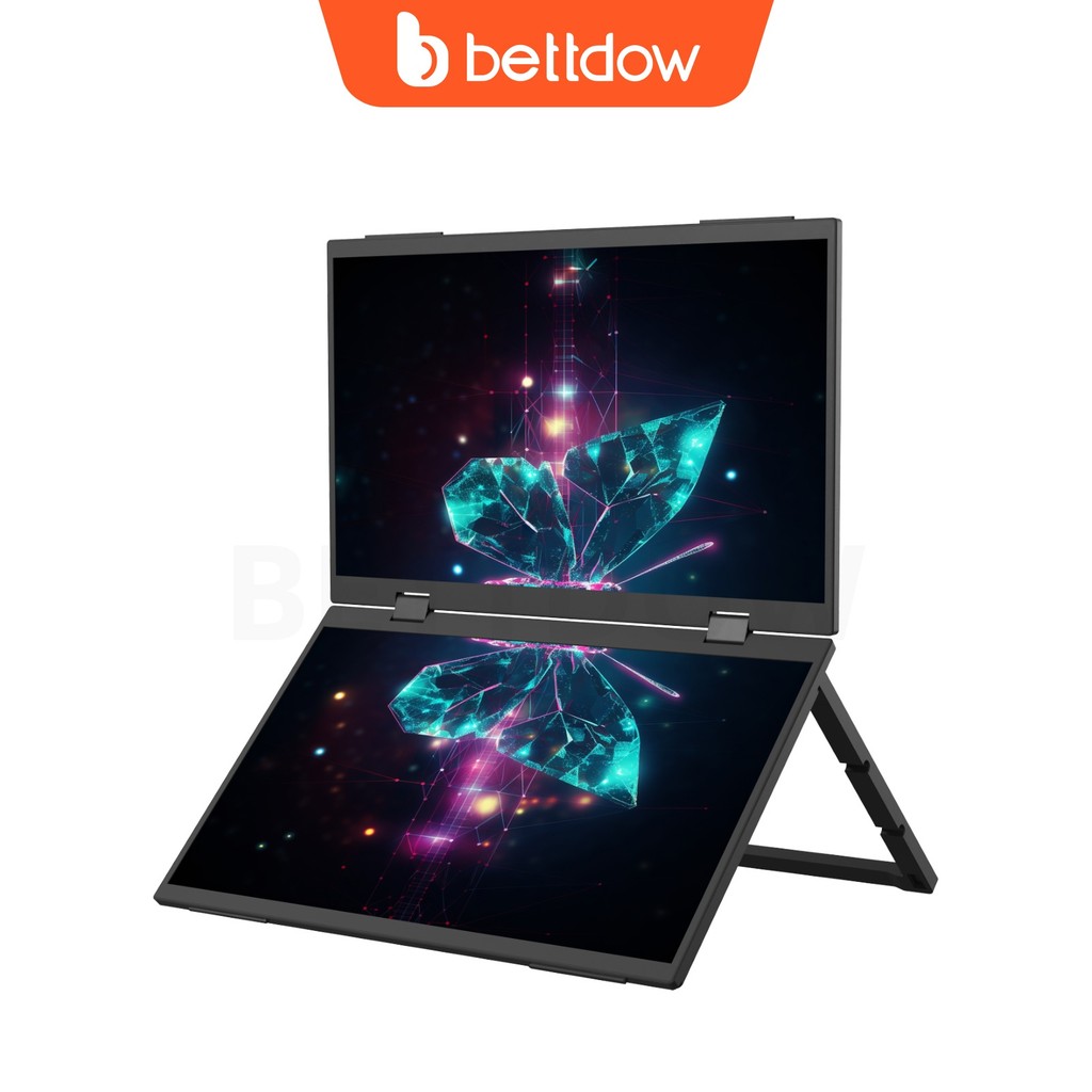 Monitor Portátil BETTDOW Tela Dupla