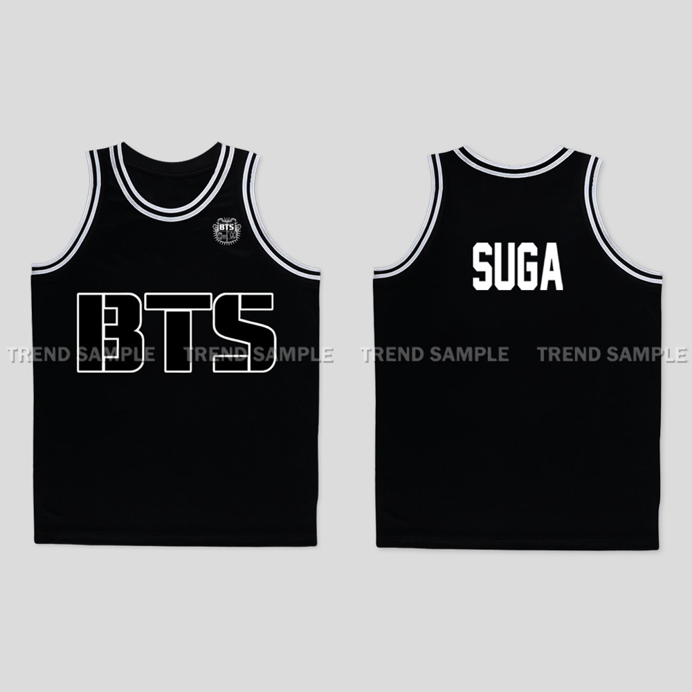 KPOP BTS Jersey Regata Vintage JUNGKOOK SUGA JIMIN V J-HOPE