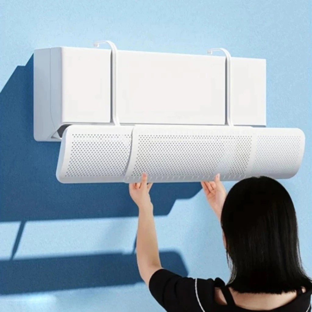 Defletor para ar condicionado com suporte proteção ventilação ...