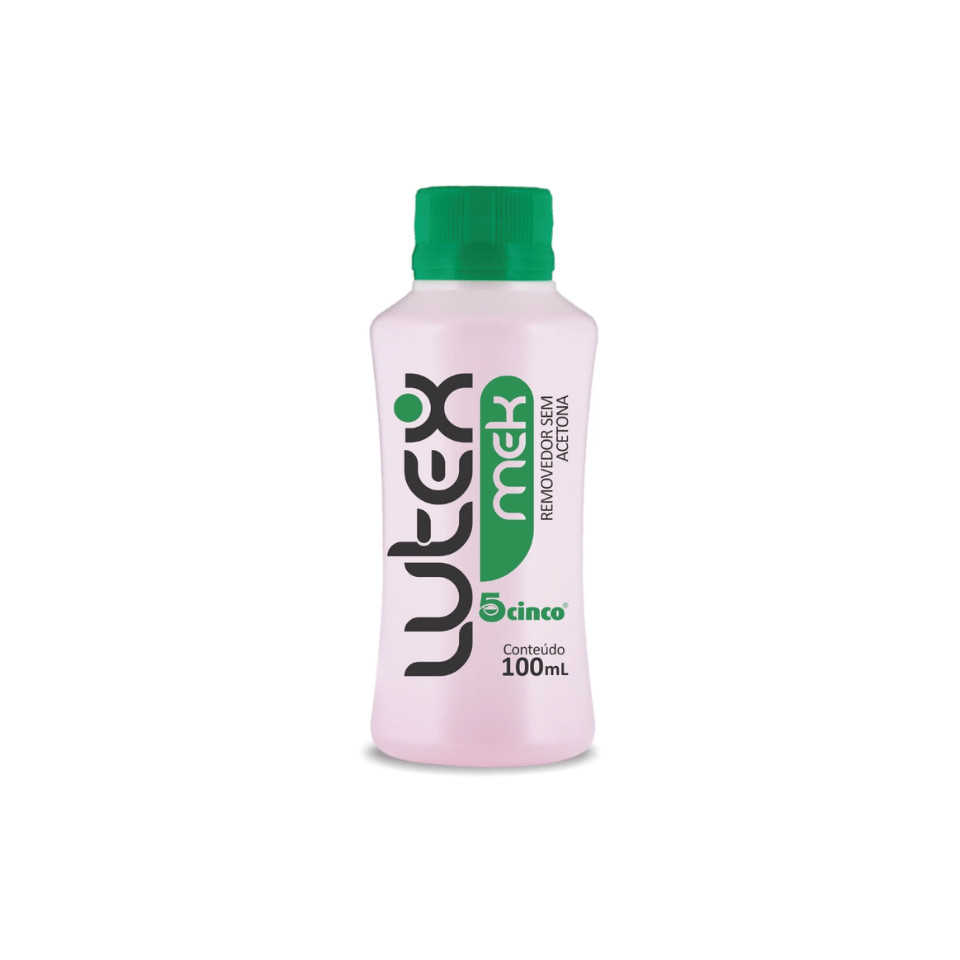 Lutex Cinco Removedor sem Acetona MEK 100ml | Shopee Brasil