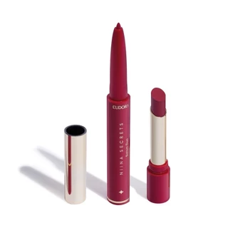 Niina Secrets Perfect Match Batom Duo Rosa 1,65g em Oferta na Shopee