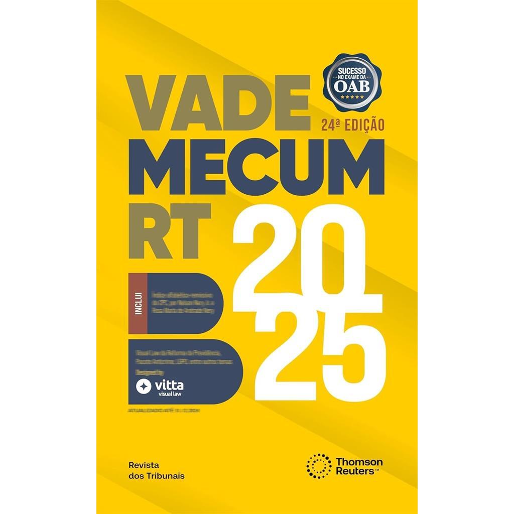 Vade Mecum RT 2025 - 24ª Edição autor Revista dos Tribunais | Shopee Brasil