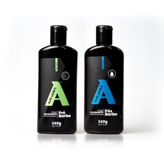 KIT PRÉ E PÓS-BARBA ALFA LOOK’S 240G