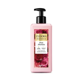 Eudora Instance Rosa Absoluta Creme Desodorante Corporal 400ml em Oferta na Shopee