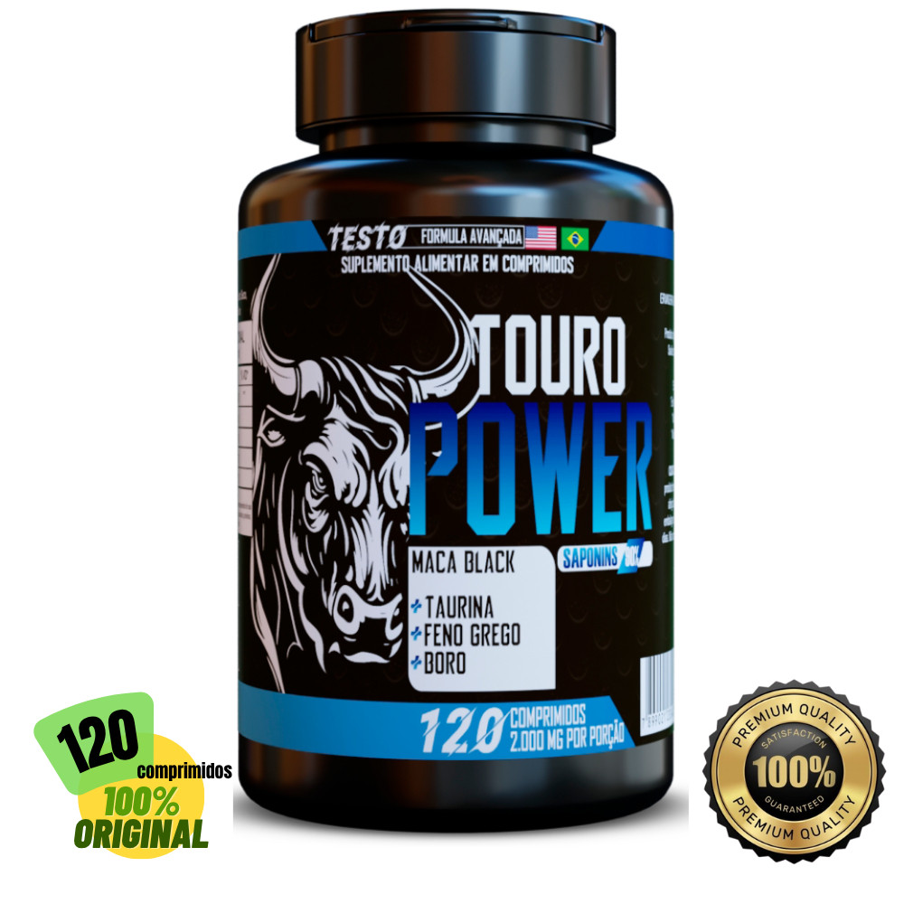 Suplemento Touro Power Energia & Performance | 120comprimidos 2000mg ...