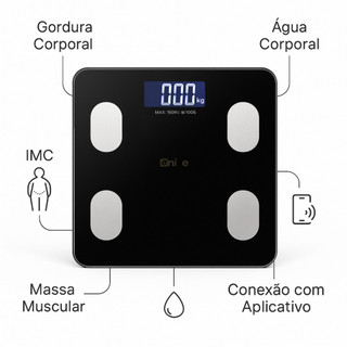 Balança Bioimpedância Digital Profissional via Bluethooth — foto 6 — Achou Levou Brasil