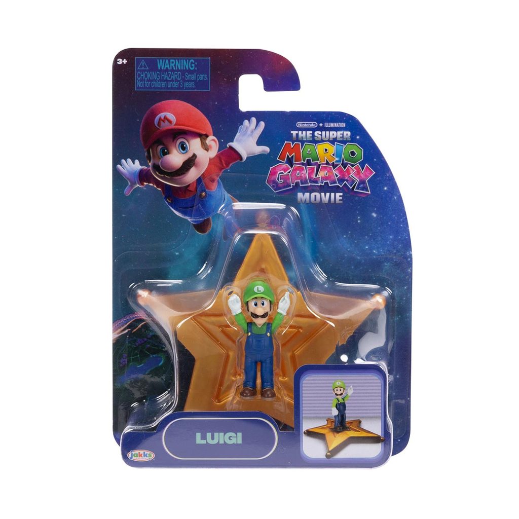 Mini Boneco Luigi de 3cm - Super Mario Galaxy, O Filme em Oferta na Shopee