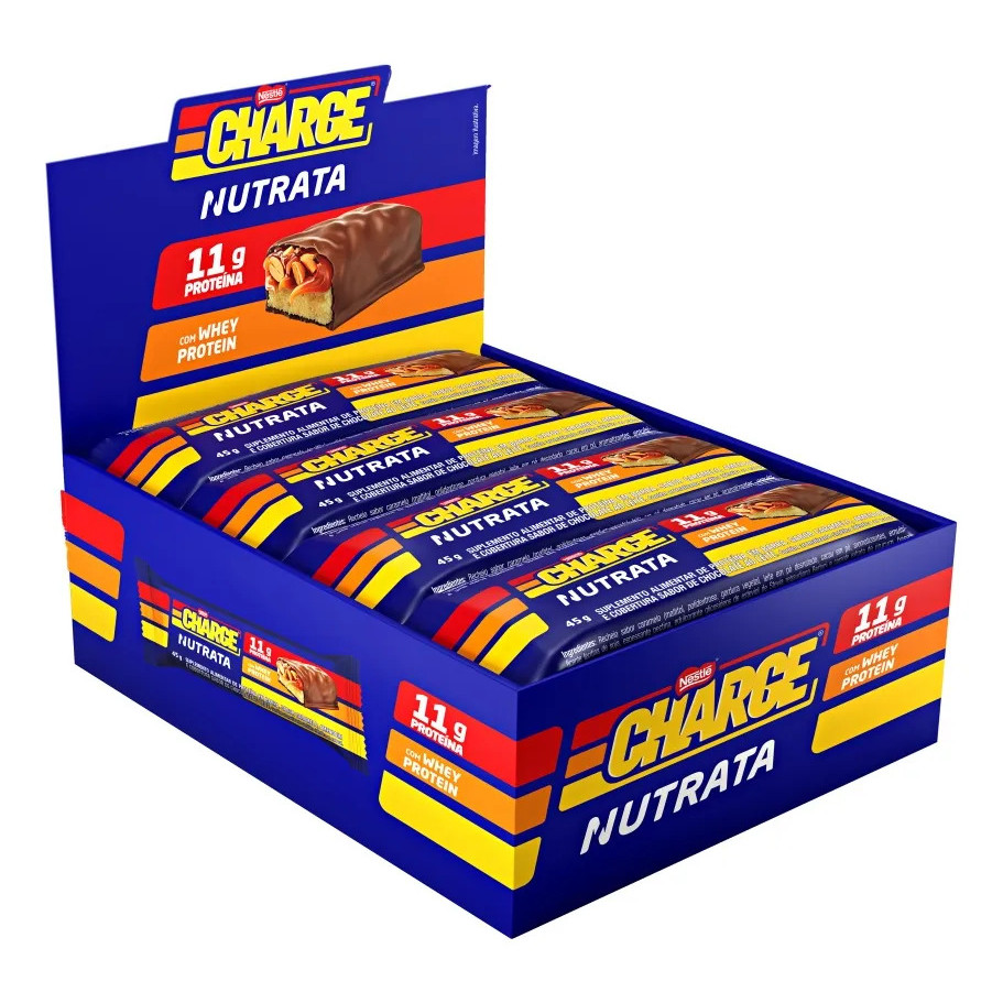 Charge Nutrata - Barra De 45g Com 11g Proteína Whey - Nestle