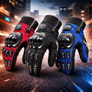 Par de Luvas para Motoboys Esportiva Conforto e Ventilação e Ajuste em Velcro