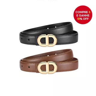 Cinto De Couro Com Fivela De Pino Estreito , Alça De Corrente Feminina Para Vestido , Ombro , Jeans , Cintura , Multifun em Oferta na Shopee