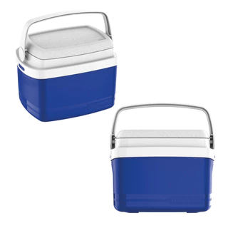 Caixa Térmica Soprano Tropical 5L Azul Pequena - Compacta Conserva Bebidas e Alimentos