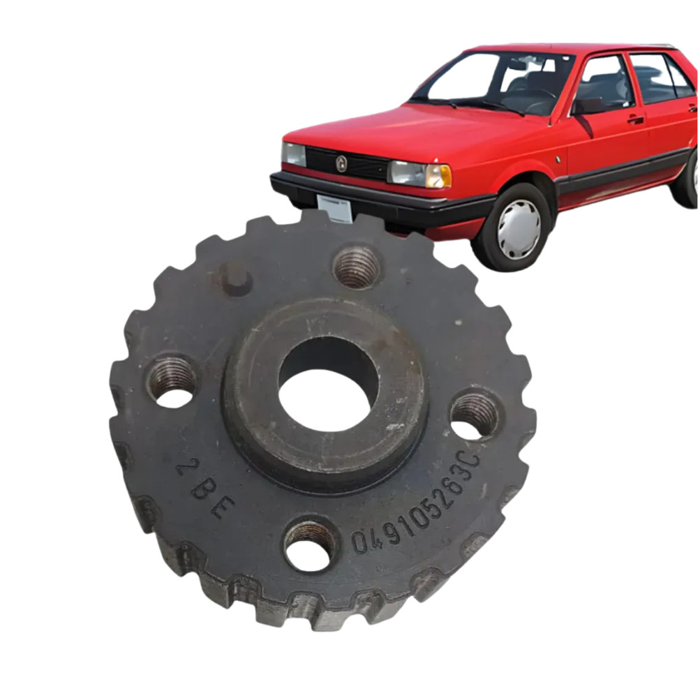 Polia Dentada 049105263C Virabrequim Vw Gol Golf Parati Polo
