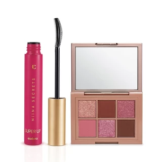 Combo Niina Secrets: Máscara Para Cílios Super Up 8g + Paleta de Sombras Shine 5,4g em Oferta na Shopee
