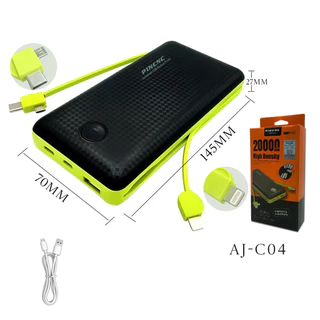 Carregador Portátil Bateria Power Bank 20000mah PN-959 em Oferta na Shopee