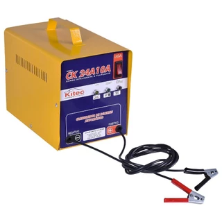 Carregador de bateria portátil 12/24V 10A - CK24A10A - Kitec (110V/220V) em Oferta na Shopee