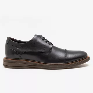 Sapato Metropolitan De Couro Bay Preto em Oferta na Shopee