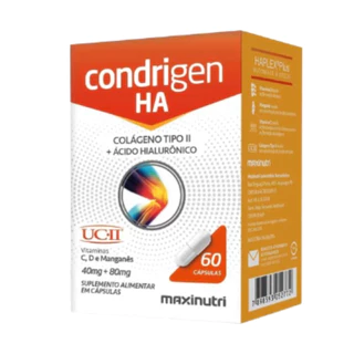 Condrigen HA Colágeno Tipo 2 Ácido Hialurônico 60 Cps Maxinutri em Oferta na Shopee