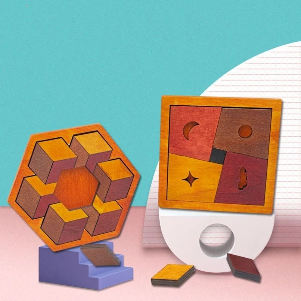 SEPTEMBERB Tangram Puzzle , Padrão Cognitivo Pensamento Lógico