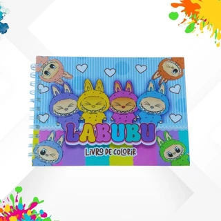 Livro de colorir Labubu - Diversão Criativa para Crianças 47 Desenhos em Oferta na Shopee