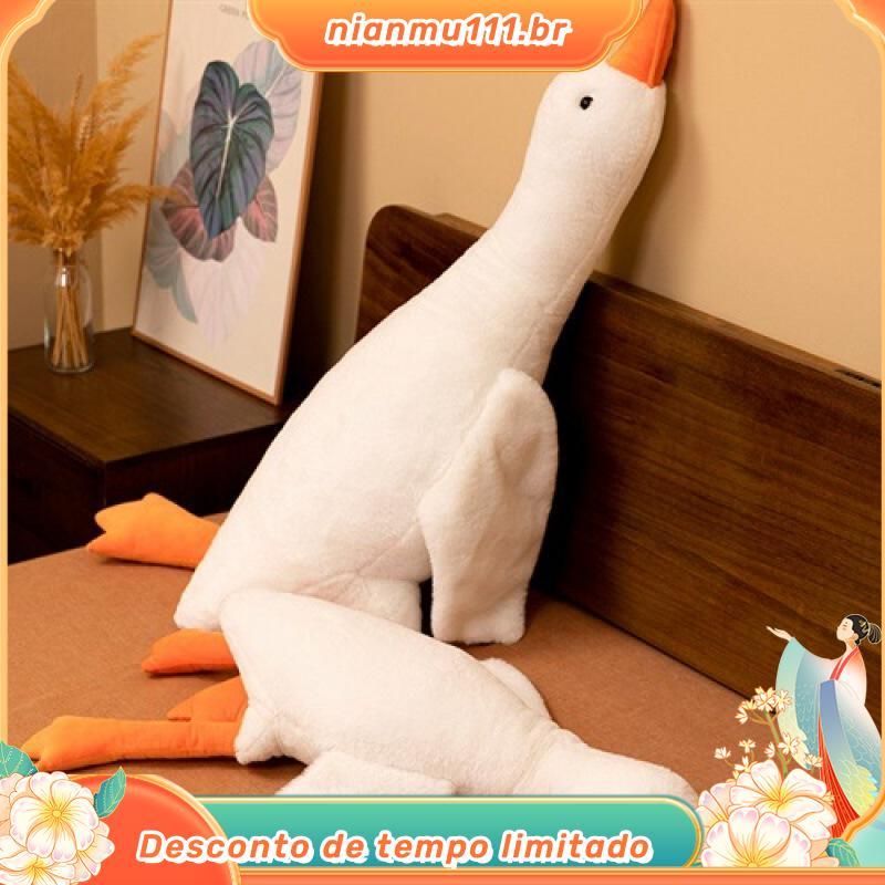 Bicho Pelúcia Pato Gigante Travesseiro Nasa Xuxão 1,40cm Ganso | Shopee ...