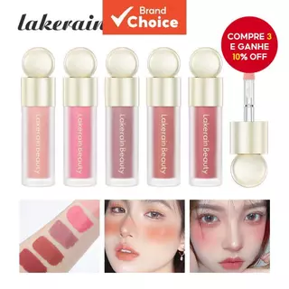Lakerain Veludo Líquido Blush Conjunto Fosco Hidratante Rouge 5 Cores , Longa Duração À Prova D'água Não Desbotado Prese em Oferta na Shopee