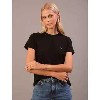 Camiseta Manga Curta Logo Ômega Calvin Klein Jeans - Preto em Oferta na Shopee