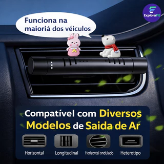Aromatizador de Carro com Clipe para Ar Condicionado - Perfume, Aromaterapia e Purificação de Ar em Oferta na Shopee