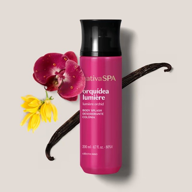 Body Splash Desodorante Nativa SPA Orquídea Lumière 200ml em Oferta na Shopee