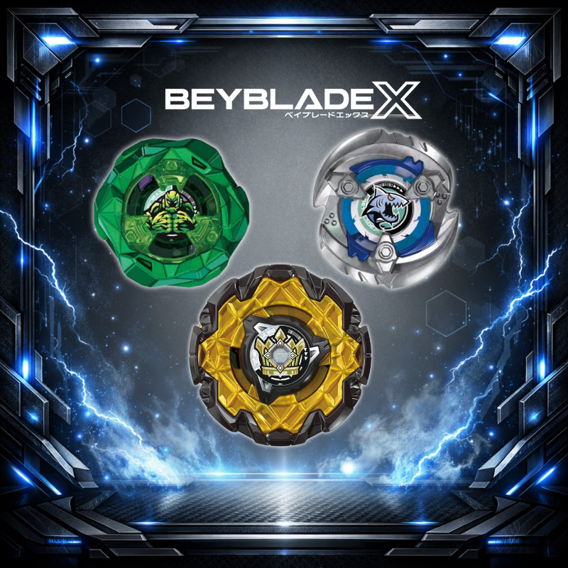 BEYBLADE X CX-11 Emperor Might Deck Set | 3 Beys Included | Heavy