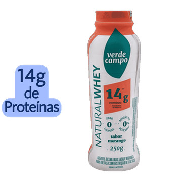 Verde Campo Iogurte sabor morango 250g | Shopee Brasil